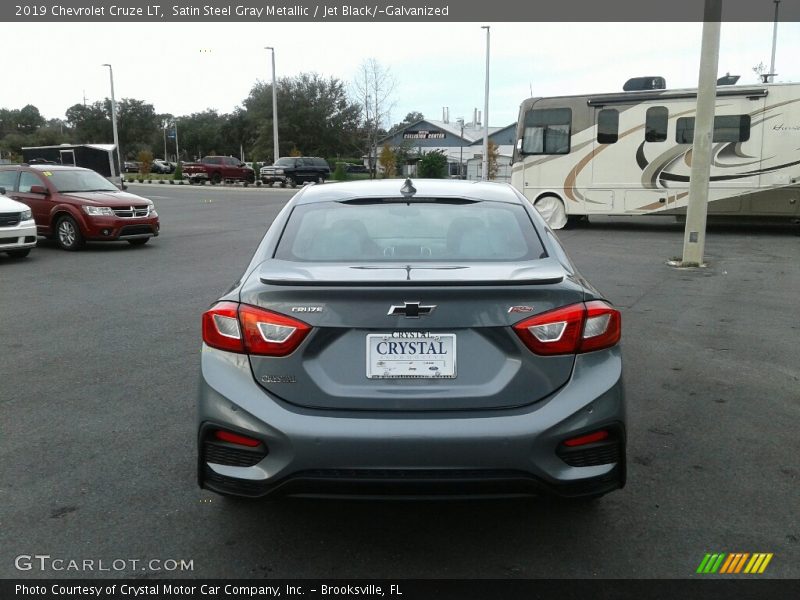 Satin Steel Gray Metallic / Jet Black/­Galvanized 2019 Chevrolet Cruze LT