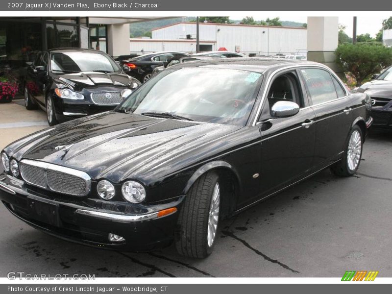 Ebony Black / Charcoal 2007 Jaguar XJ Vanden Plas