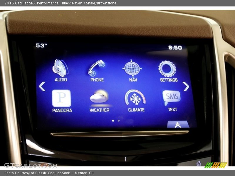 Black Raven / Shale/Brownstone 2016 Cadillac SRX Performance