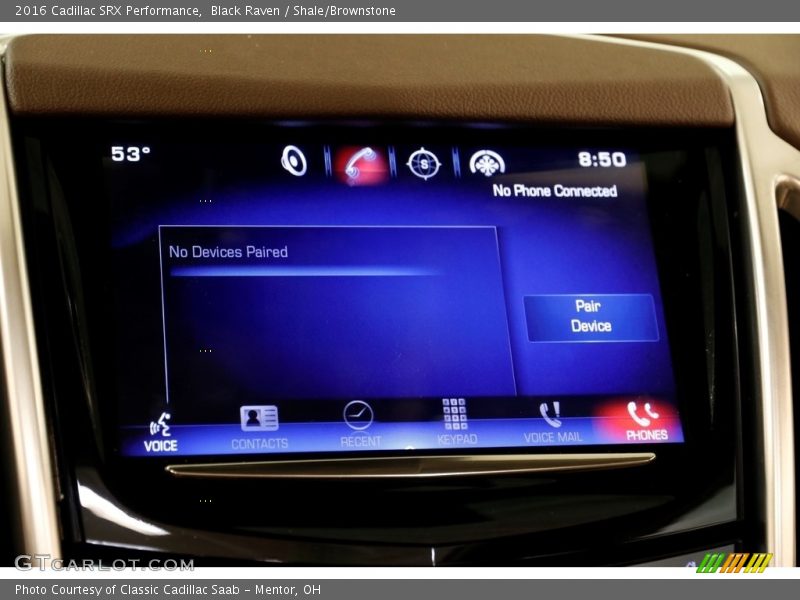 Black Raven / Shale/Brownstone 2016 Cadillac SRX Performance