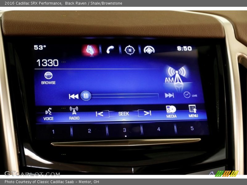 Black Raven / Shale/Brownstone 2016 Cadillac SRX Performance