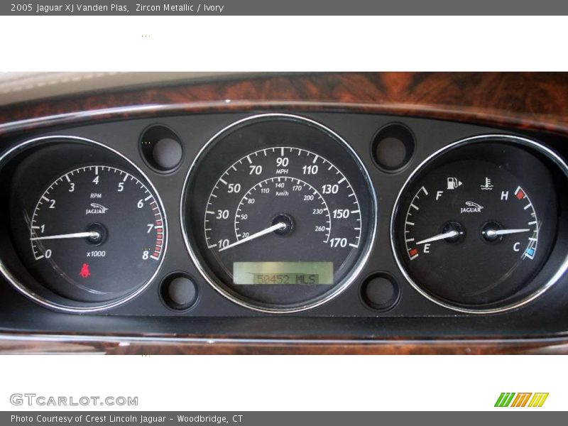 Zircon Metallic / Ivory 2005 Jaguar XJ Vanden Plas