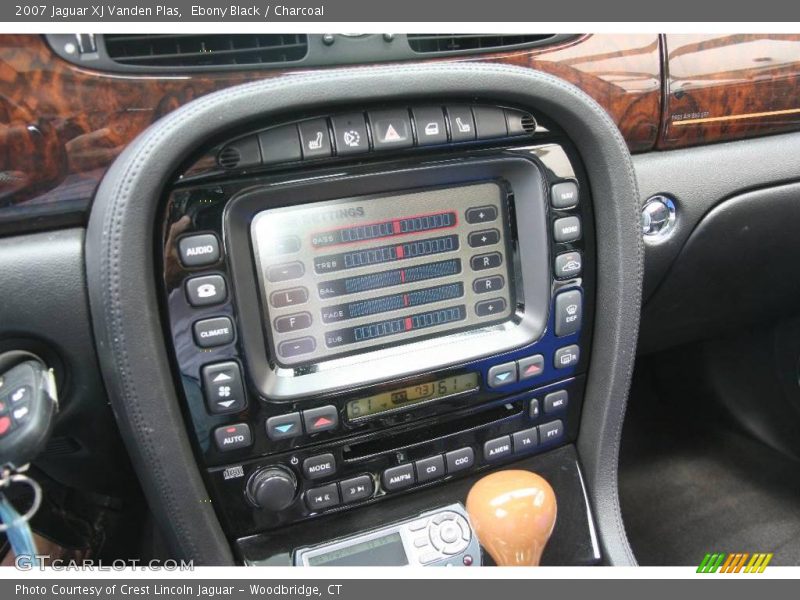 Ebony Black / Charcoal 2007 Jaguar XJ Vanden Plas