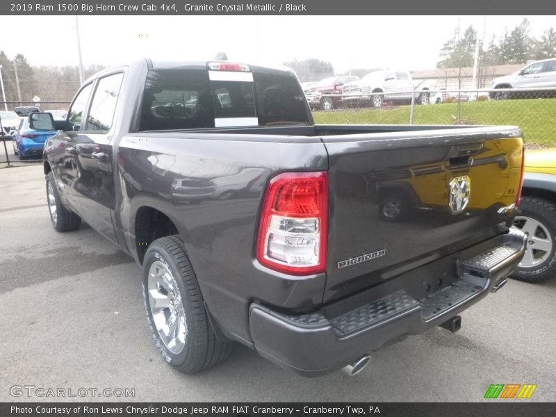 Granite Crystal Metallic / Black 2019 Ram 1500 Big Horn Crew Cab 4x4