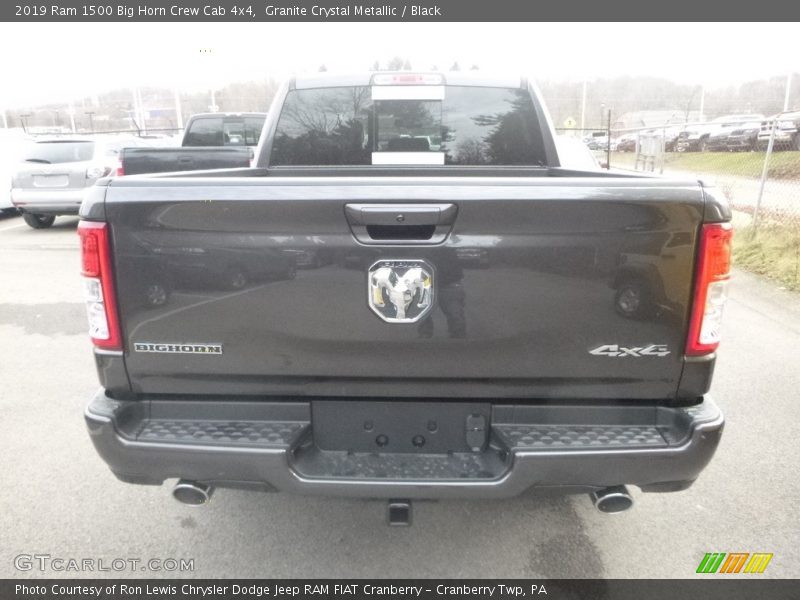 Granite Crystal Metallic / Black 2019 Ram 1500 Big Horn Crew Cab 4x4