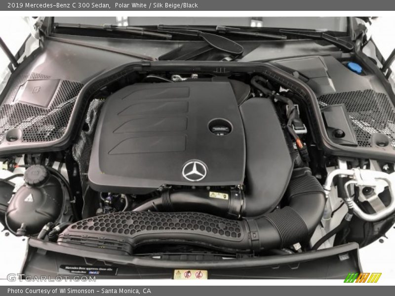 Polar White / Silk Beige/Black 2019 Mercedes-Benz C 300 Sedan