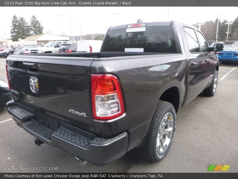 Granite Crystal Metallic / Black 2019 Ram 1500 Big Horn Crew Cab 4x4
