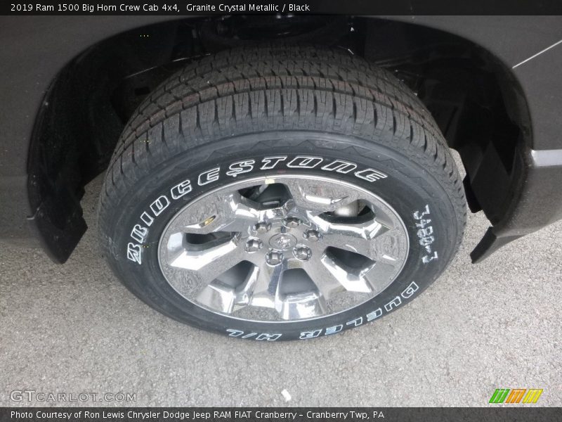 Granite Crystal Metallic / Black 2019 Ram 1500 Big Horn Crew Cab 4x4