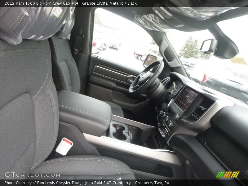 Granite Crystal Metallic / Black 2019 Ram 1500 Big Horn Crew Cab 4x4