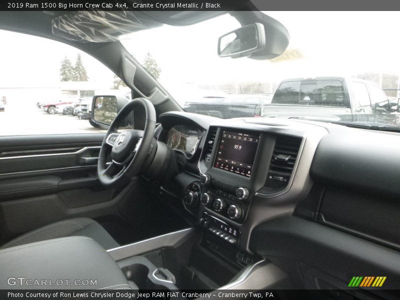Granite Crystal Metallic / Black 2019 Ram 1500 Big Horn Crew Cab 4x4