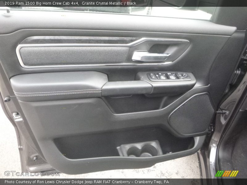 Granite Crystal Metallic / Black 2019 Ram 1500 Big Horn Crew Cab 4x4