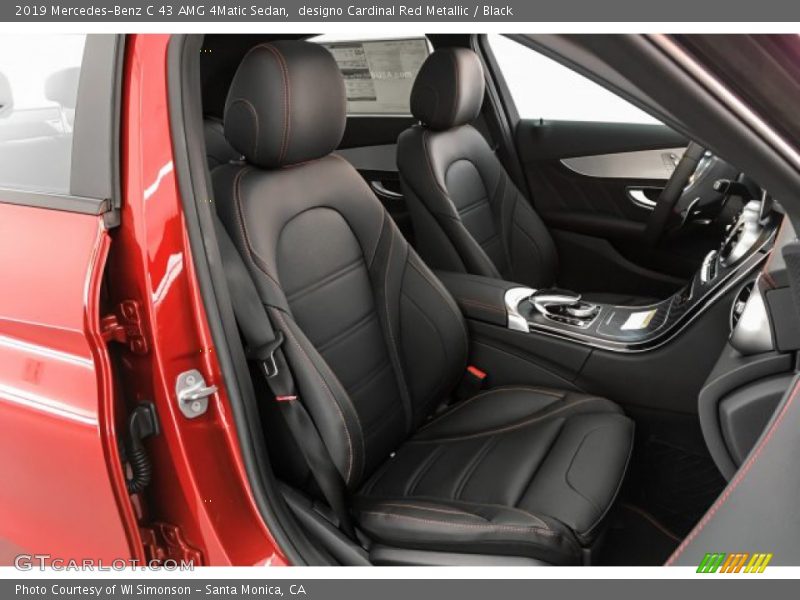 designo Cardinal Red Metallic / Black 2019 Mercedes-Benz C 43 AMG 4Matic Sedan