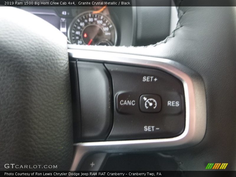 Granite Crystal Metallic / Black 2019 Ram 1500 Big Horn Crew Cab 4x4