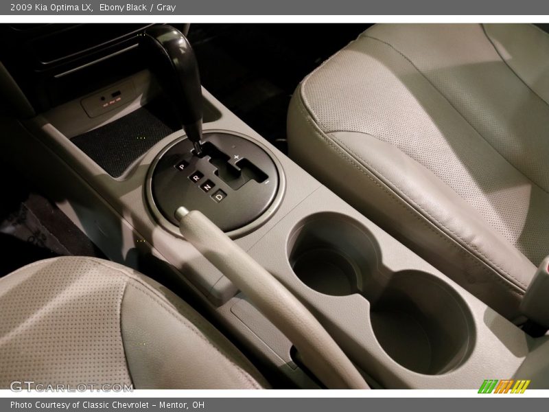 Ebony Black / Gray 2009 Kia Optima LX