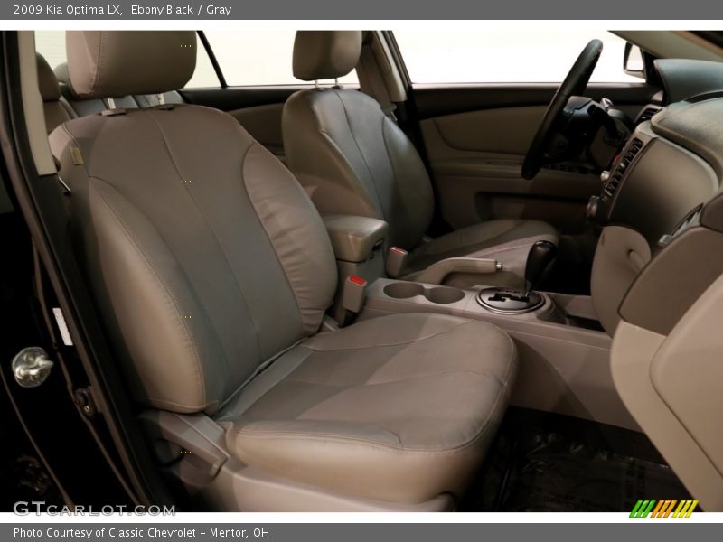 Ebony Black / Gray 2009 Kia Optima LX