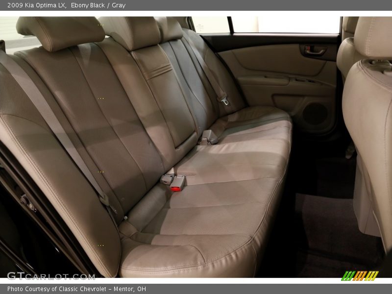 Ebony Black / Gray 2009 Kia Optima LX