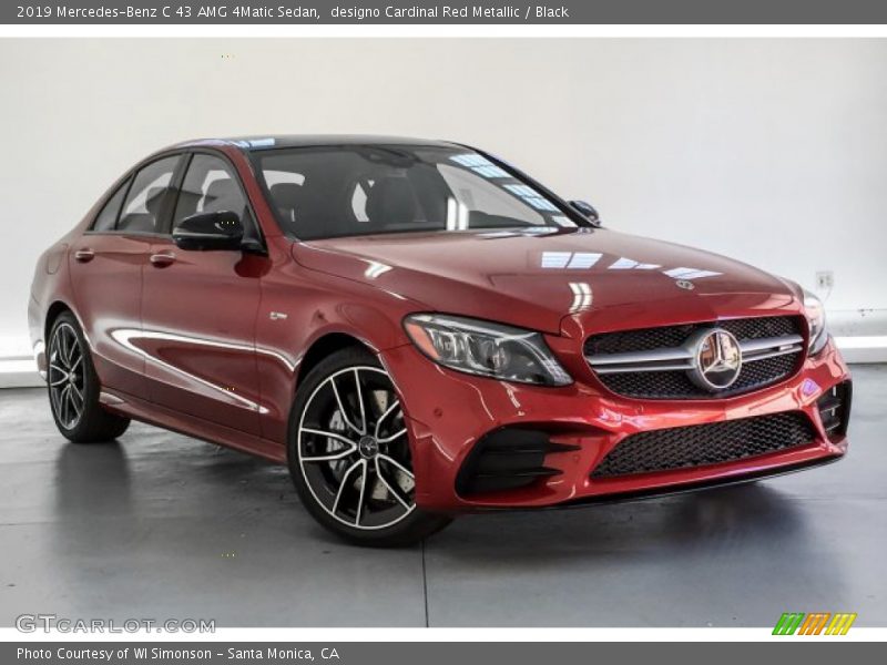 Front 3/4 View of 2019 C 43 AMG 4Matic Sedan