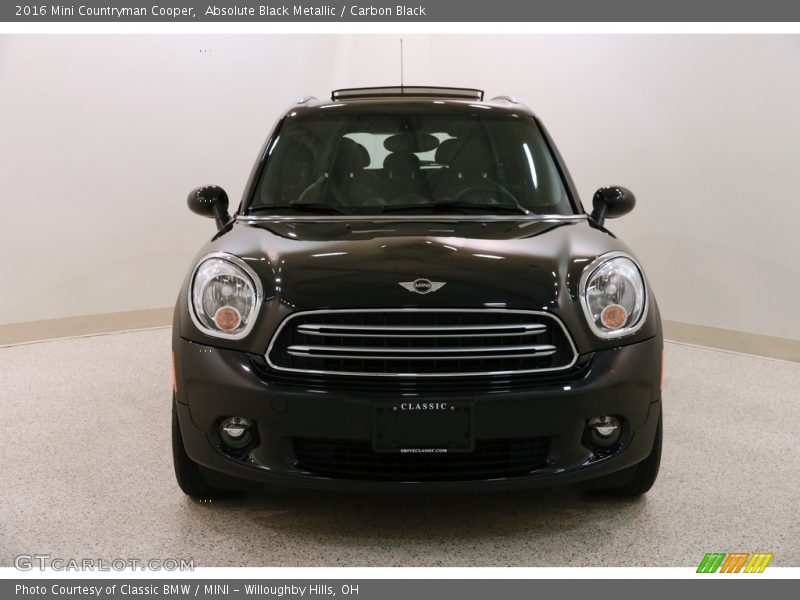 Absolute Black Metallic / Carbon Black 2016 Mini Countryman Cooper