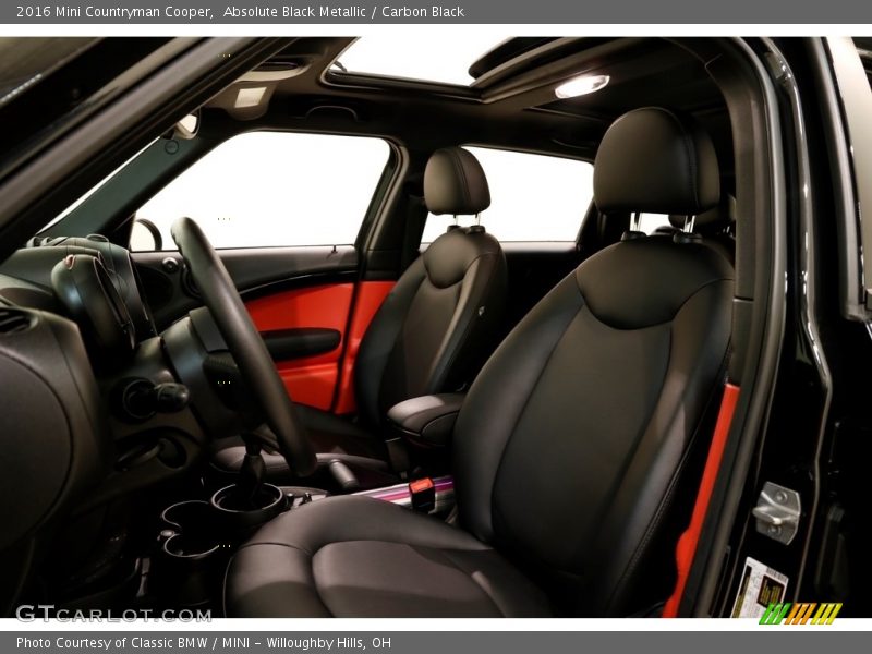 Absolute Black Metallic / Carbon Black 2016 Mini Countryman Cooper