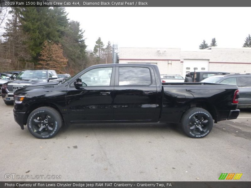 Diamond Black Crystal Pearl / Black 2019 Ram 1500 Big Horn Crew Cab 4x4