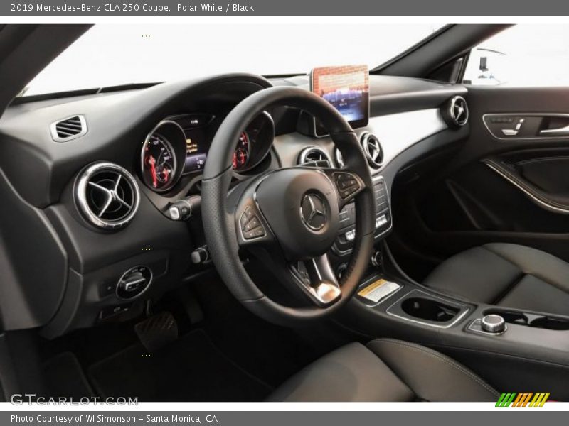 Polar White / Black 2019 Mercedes-Benz CLA 250 Coupe