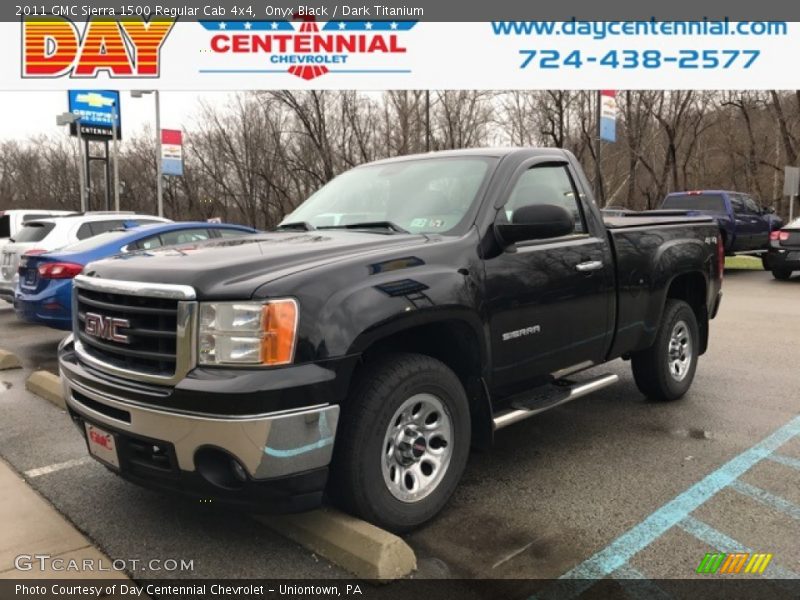 Onyx Black / Dark Titanium 2011 GMC Sierra 1500 Regular Cab 4x4