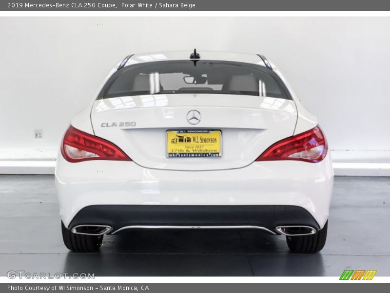 Polar White / Sahara Beige 2019 Mercedes-Benz CLA 250 Coupe