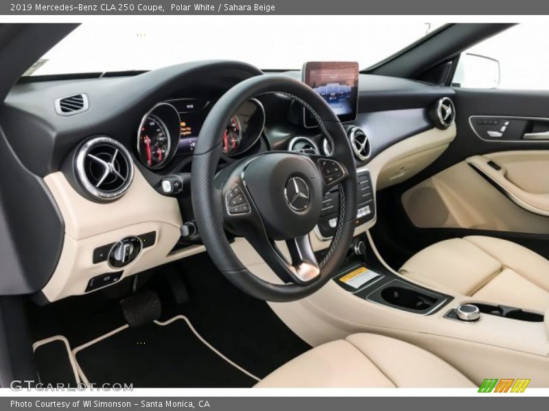 Polar White / Sahara Beige 2019 Mercedes-Benz CLA 250 Coupe