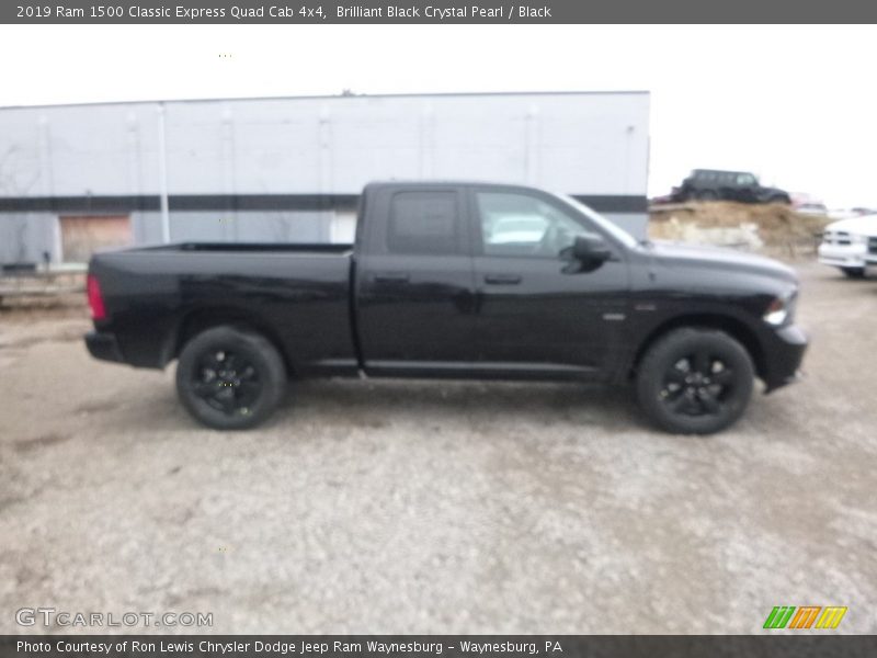 Brilliant Black Crystal Pearl / Black 2019 Ram 1500 Classic Express Quad Cab 4x4
