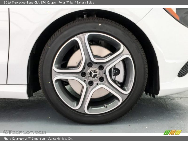 Polar White / Sahara Beige 2019 Mercedes-Benz CLA 250 Coupe