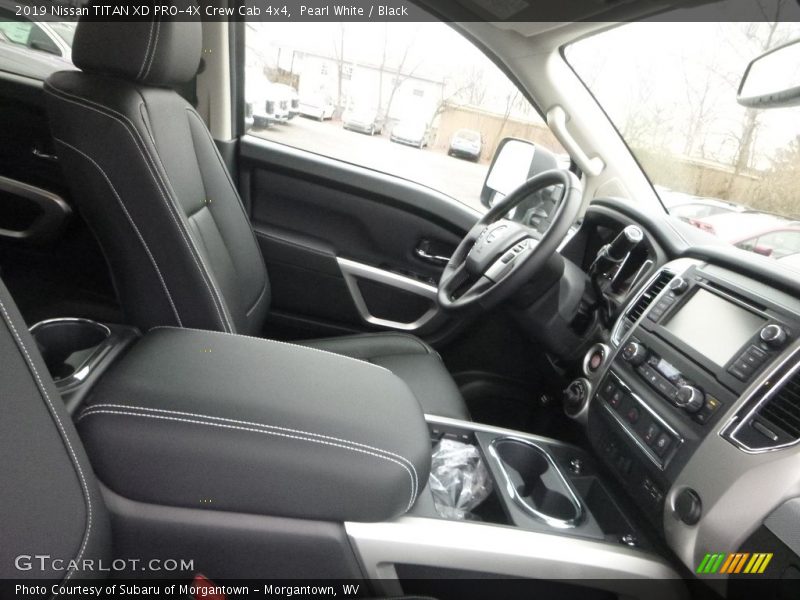 Pearl White / Black 2019 Nissan TITAN XD PRO-4X Crew Cab 4x4