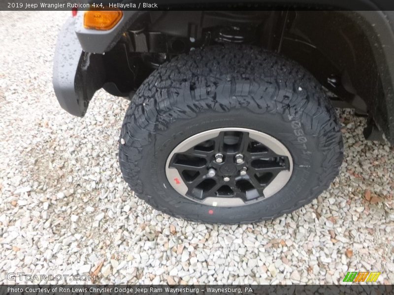 Hellayella / Black 2019 Jeep Wrangler Rubicon 4x4