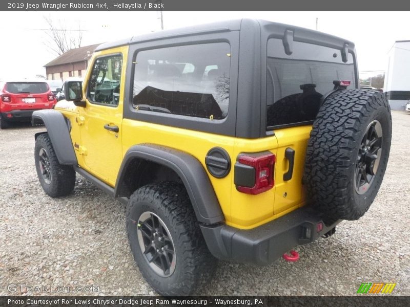 Hellayella / Black 2019 Jeep Wrangler Rubicon 4x4