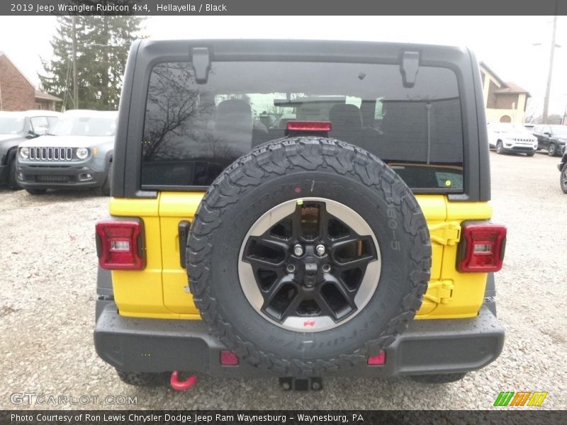 Hellayella / Black 2019 Jeep Wrangler Rubicon 4x4