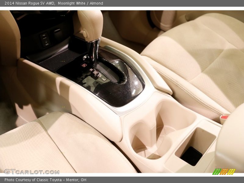 Moonlight White / Almond 2014 Nissan Rogue SV AWD