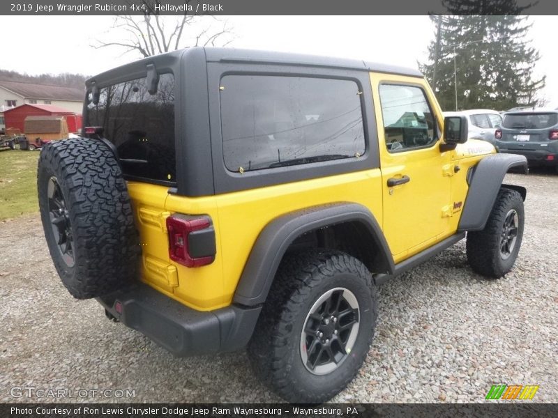 Hellayella / Black 2019 Jeep Wrangler Rubicon 4x4