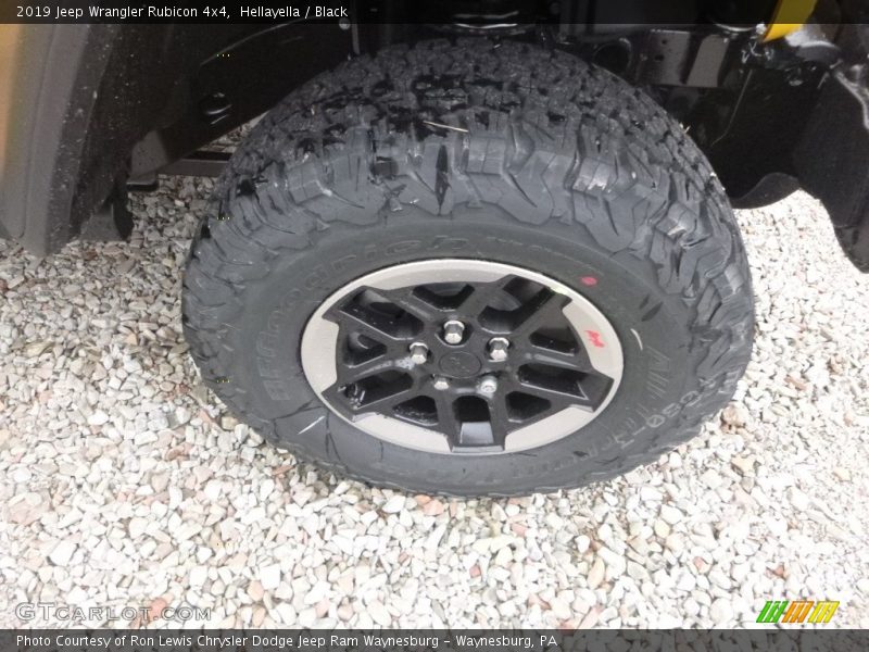 Hellayella / Black 2019 Jeep Wrangler Rubicon 4x4