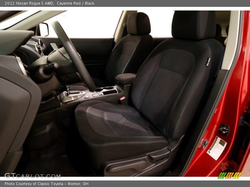 Cayenne Red / Black 2012 Nissan Rogue S AWD