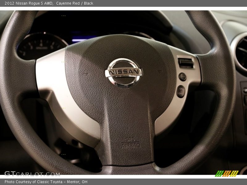 Cayenne Red / Black 2012 Nissan Rogue S AWD