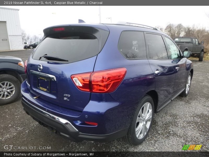 Caspian Blue Metallic / Charcoal 2019 Nissan Pathfinder SL 4x4