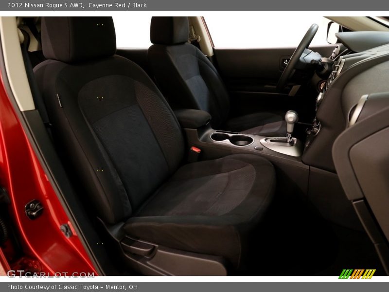 Cayenne Red / Black 2012 Nissan Rogue S AWD