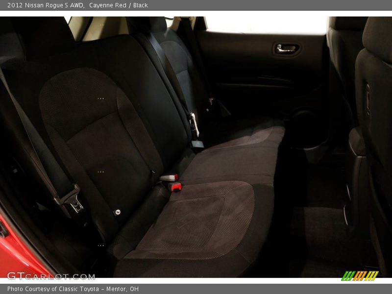 Cayenne Red / Black 2012 Nissan Rogue S AWD