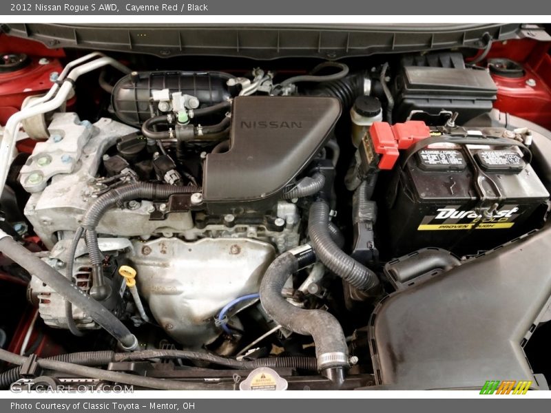 Cayenne Red / Black 2012 Nissan Rogue S AWD