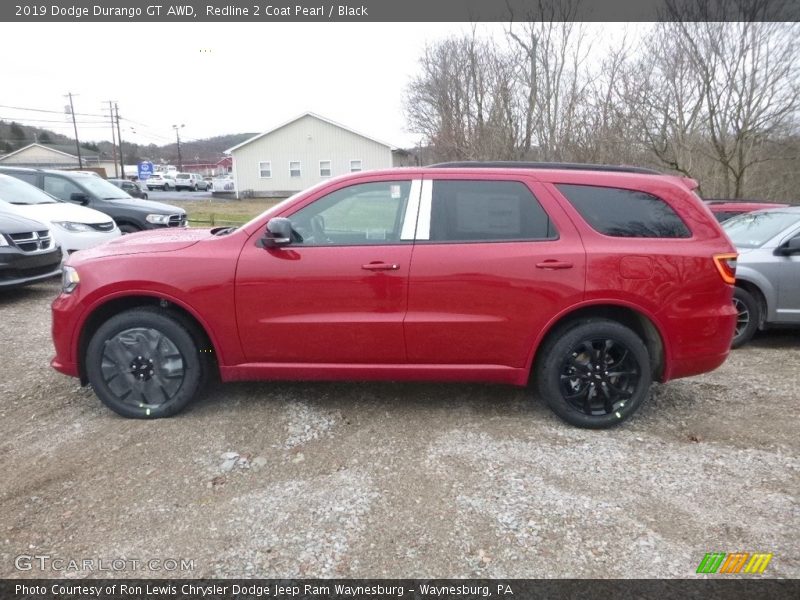 Redline 2 Coat Pearl / Black 2019 Dodge Durango GT AWD