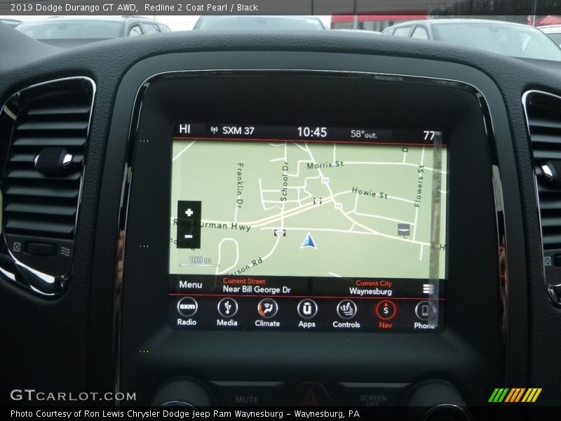 Redline 2 Coat Pearl / Black 2019 Dodge Durango GT AWD