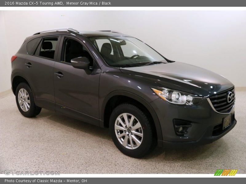 Meteor Gray Mica / Black 2016 Mazda CX-5 Touring AWD