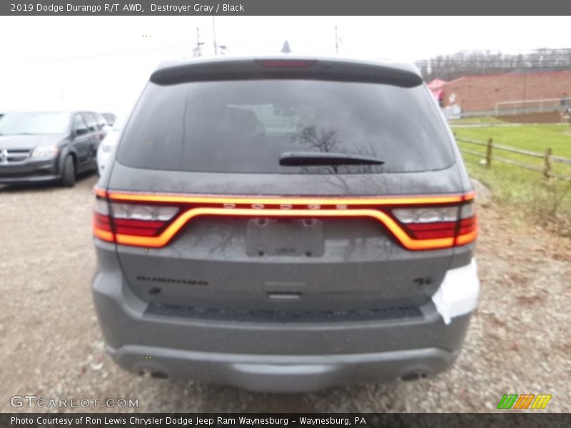 Destroyer Gray / Black 2019 Dodge Durango R/T AWD