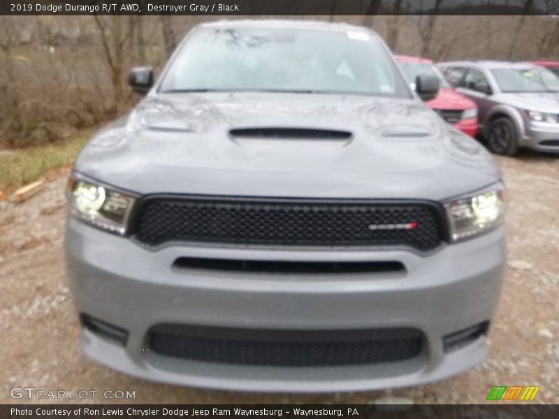 Destroyer Gray / Black 2019 Dodge Durango R/T AWD