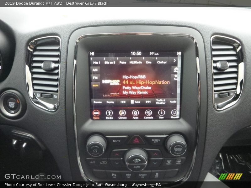 Destroyer Gray / Black 2019 Dodge Durango R/T AWD