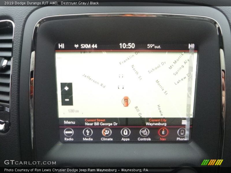 Destroyer Gray / Black 2019 Dodge Durango R/T AWD